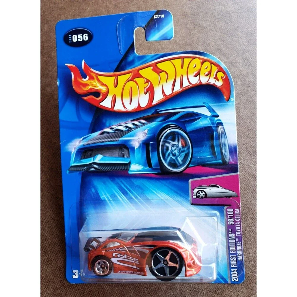 VTG Hot Wheels HARDNOZE TOYOTA CELICA Orange 56/100 2004 First Editions 1:64 5SP